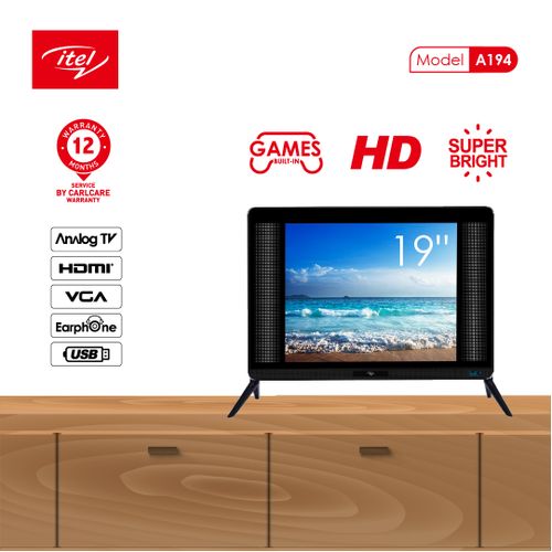 Main image of Itel 19 INCH AC|DC LED DIGITAL TV With Inbuilt Decorder