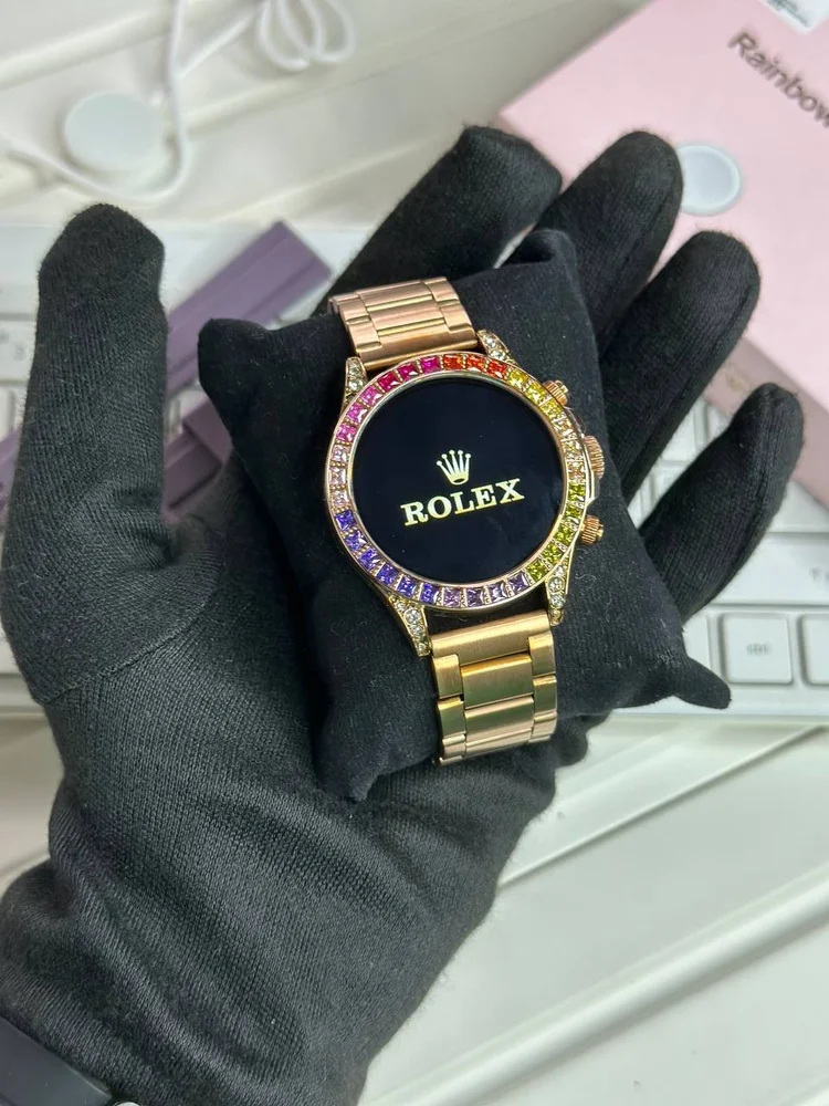 Rolex smartwatch unisex Rainbow Di