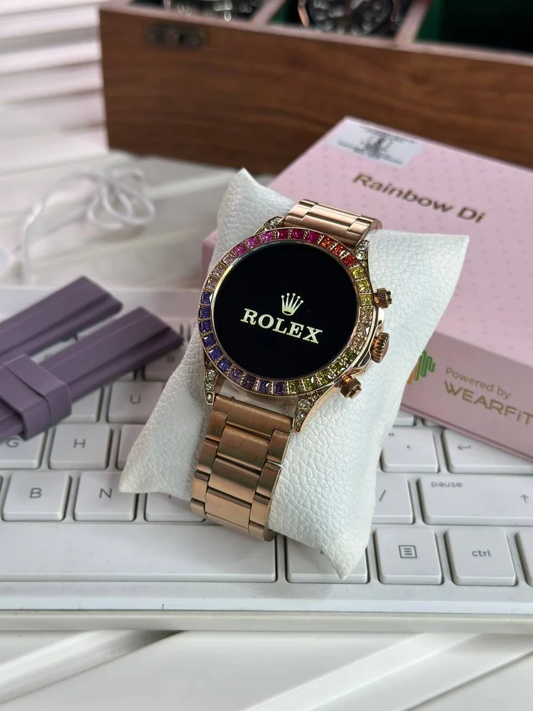Rolex smartwatch unisex Rainbow Di - Image 2