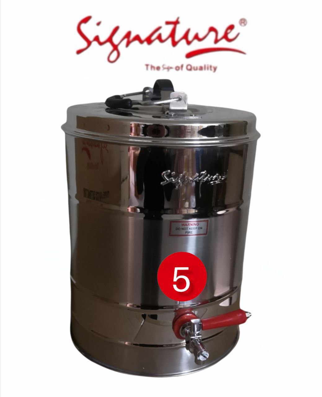 5.0 Ltr Stainless Steel Insulated TEA URN