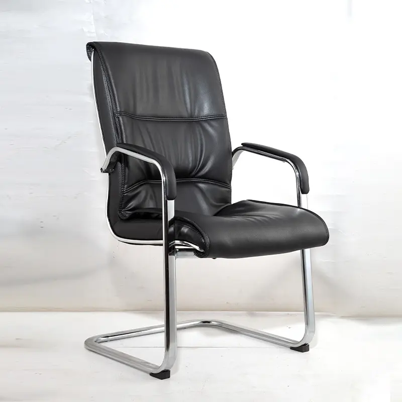 Visitor’s leather highback chair