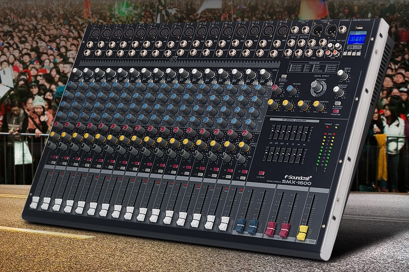 SMX-1600 Professional Audio Power Mixer 16 Channel