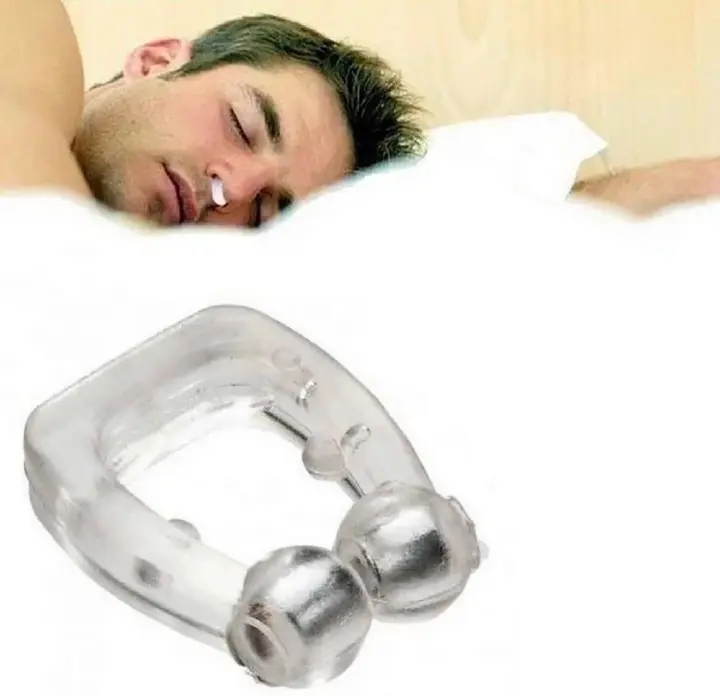 Silicone Magnetic Anti Snore Devices Stops Snoring Apnea Nose Clip Sleep Tray Sleepi