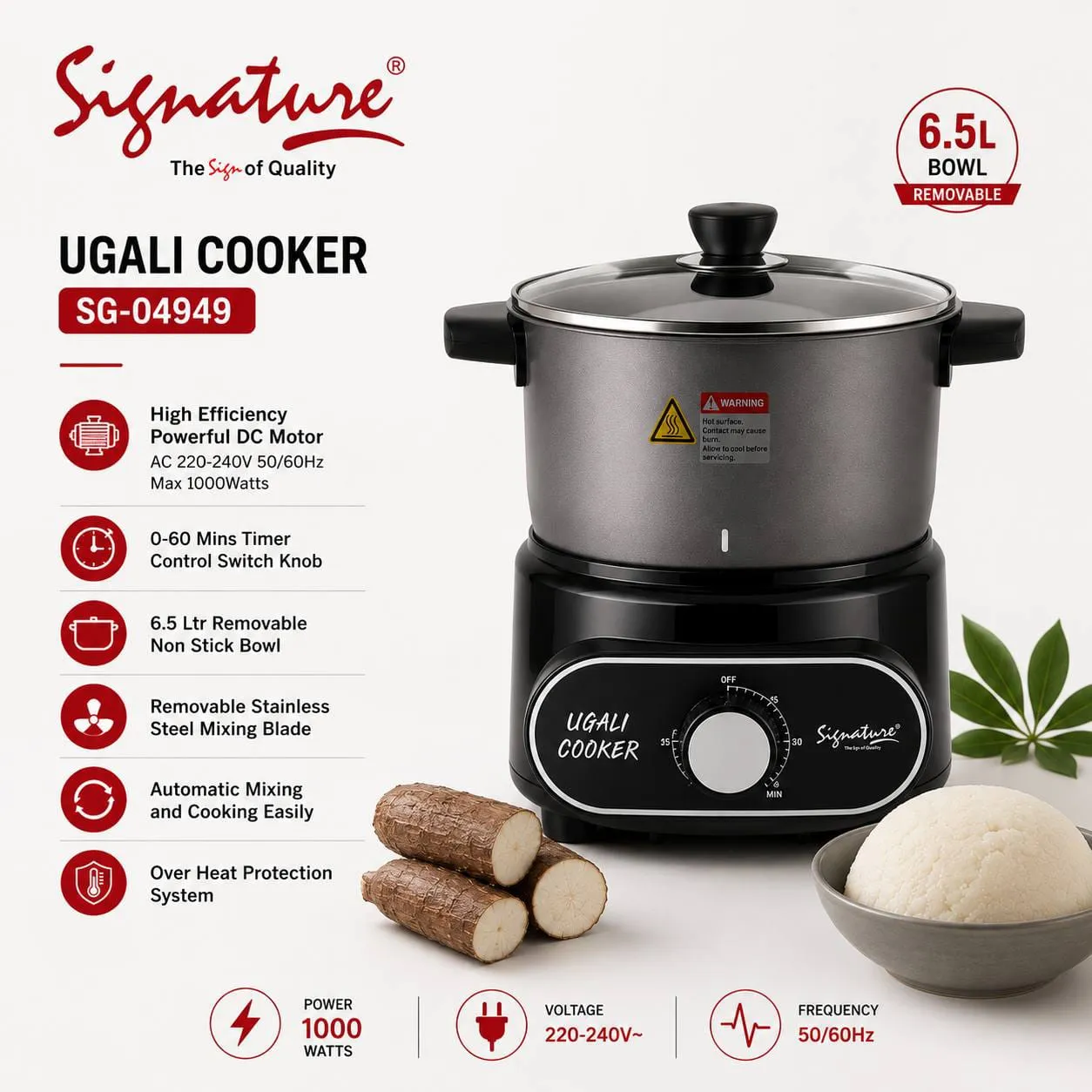 Signature Ugali Cooker SG-04949