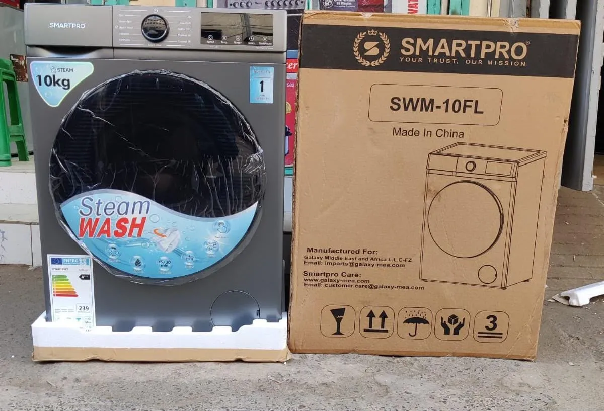 SMARTPRO SWM-10FL 10kg Front Load Washing Machine - Image 2