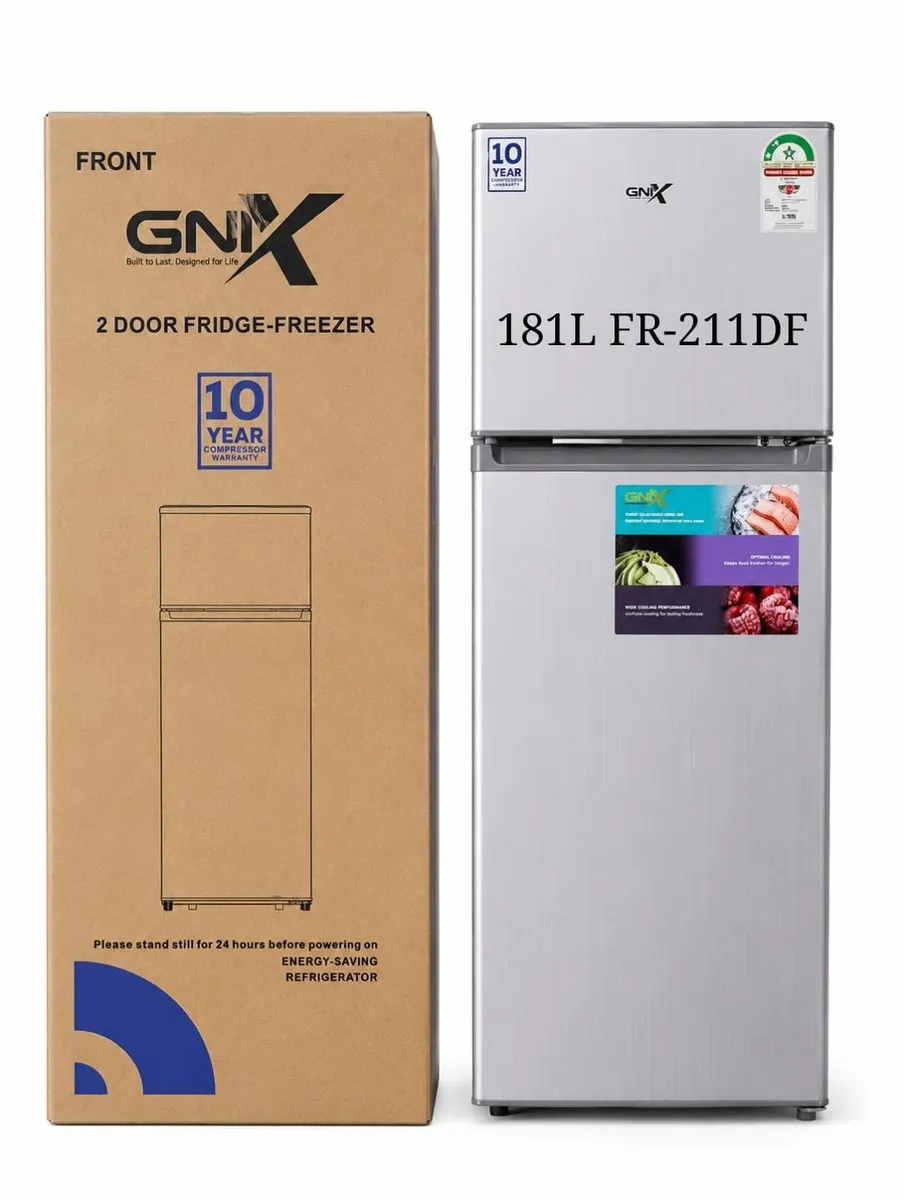 GNX 181L FR-211DF 2-Door Fridge-Freezer - Image 2