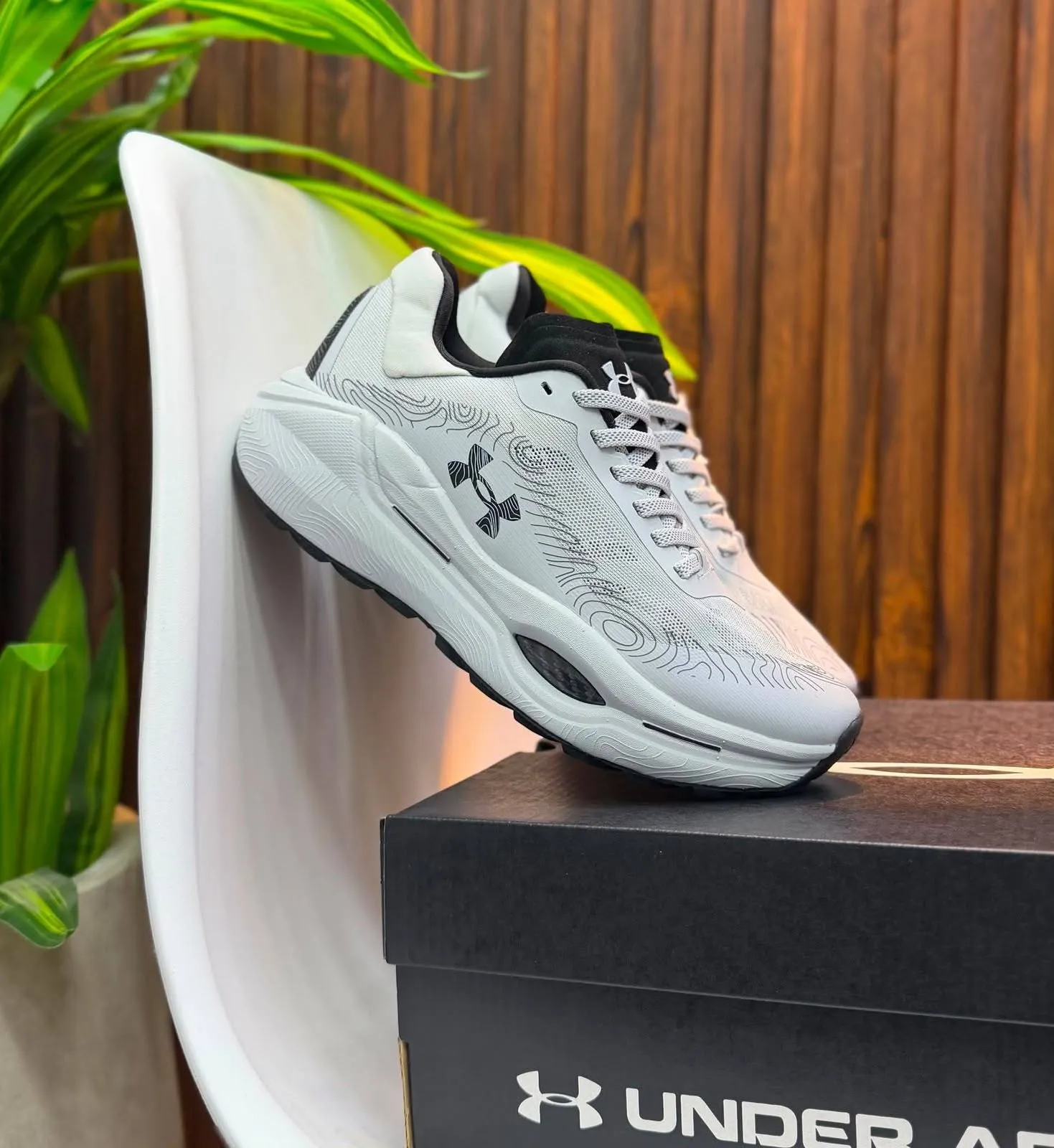 Under Armour White Athletic Sneakers